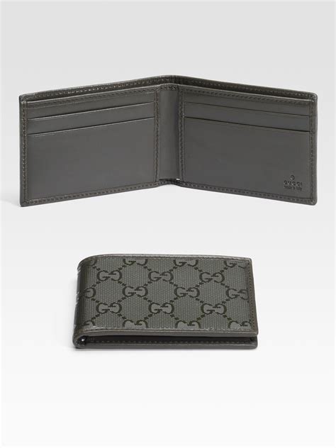 gucci mens wallet with elastic band|Gucci card wallet men's.